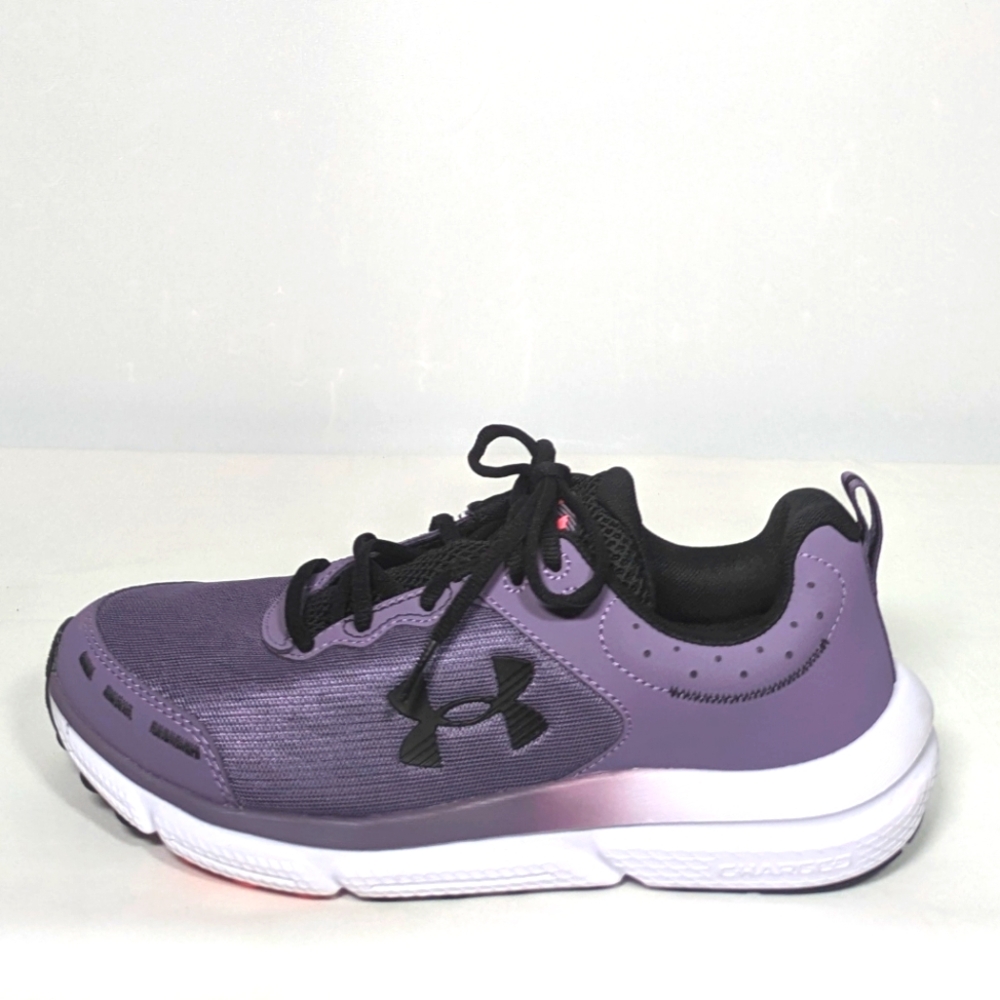 NEW Under Armour Womens Charged Assert 10 Running Shoe Sz 11 purple/black